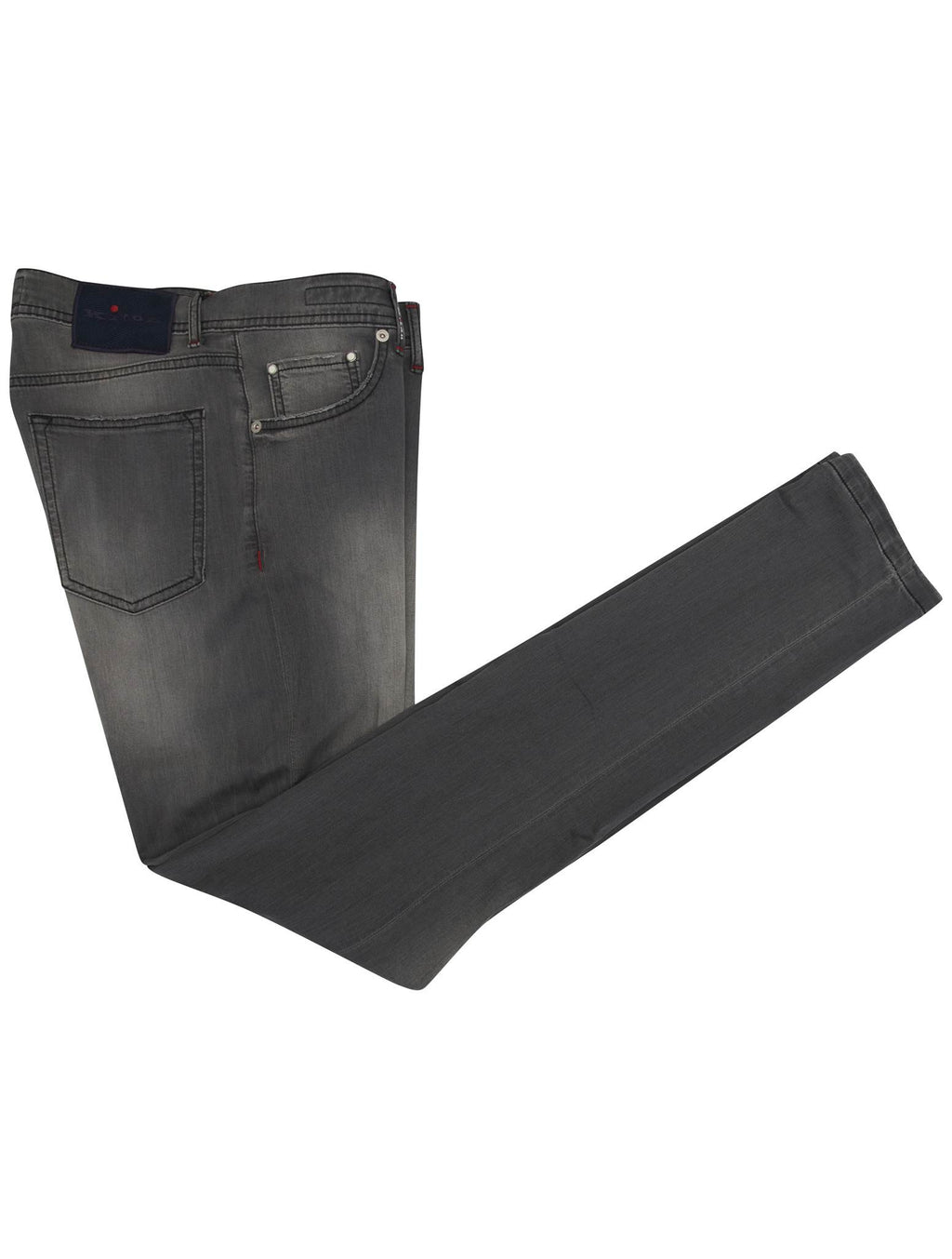 Kiton Gray Cotton Ea Jeans