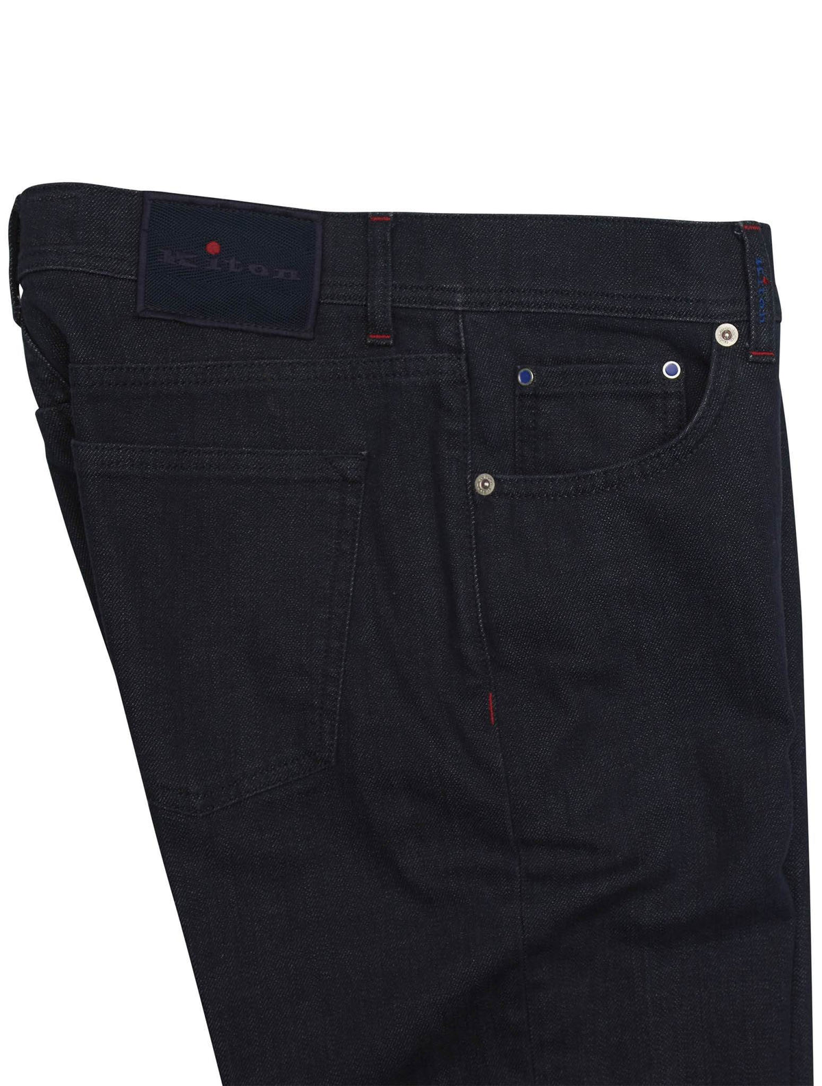 Kiton Blue Cotton Ea Jeans