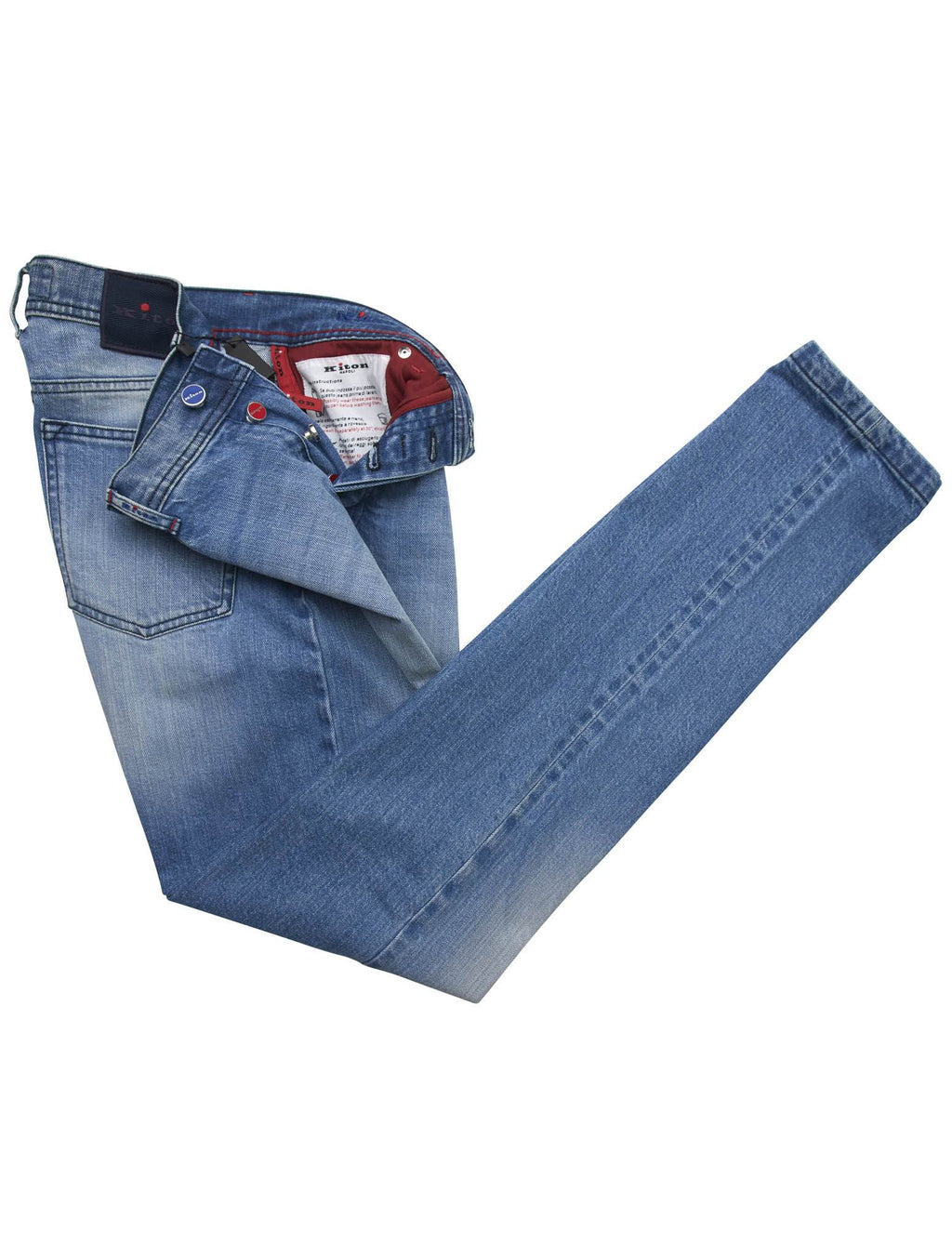 Kiton Kiton Blue Cotton Ea Jeans Blue 001