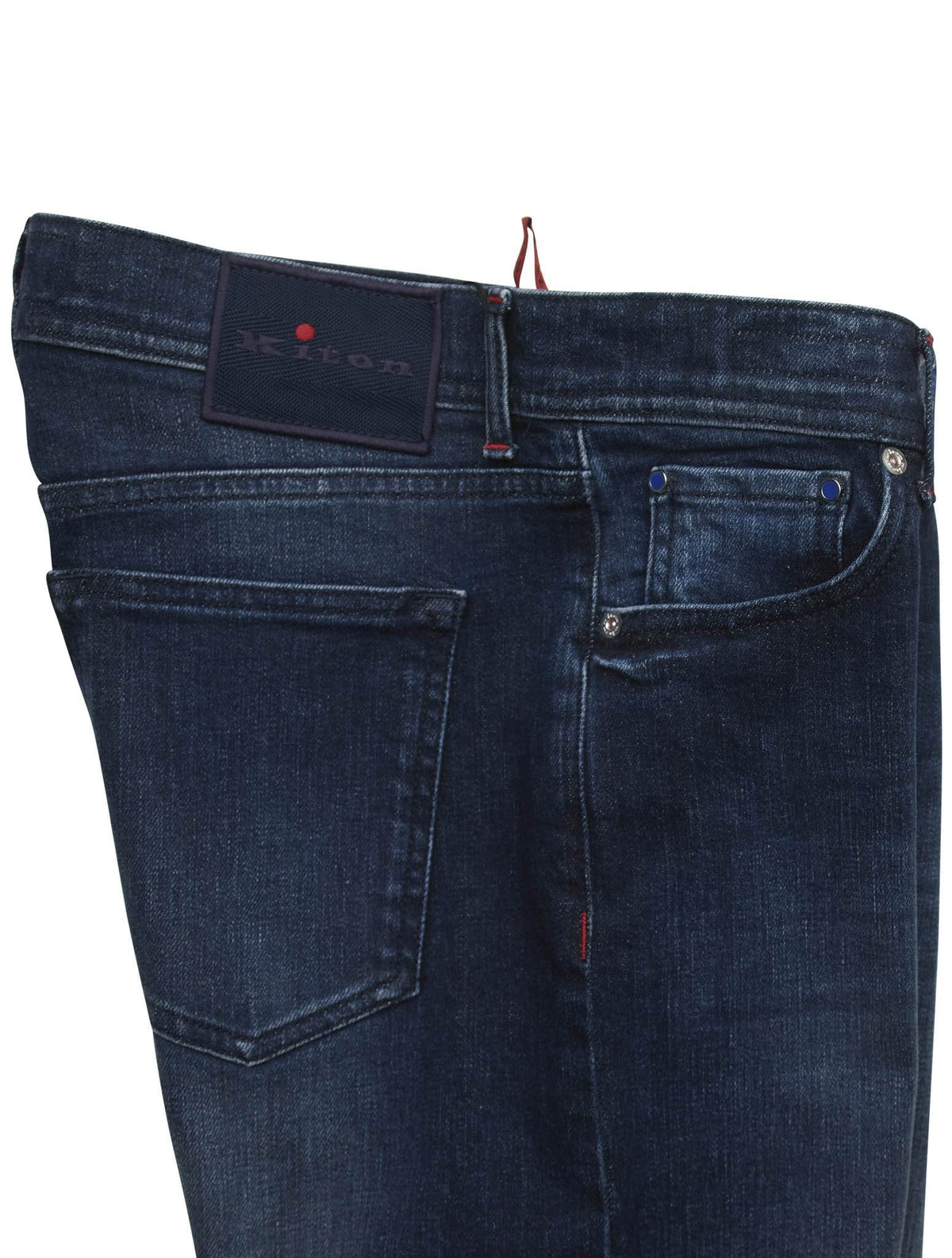 Kiton Blue Cotton Ea Jeans
