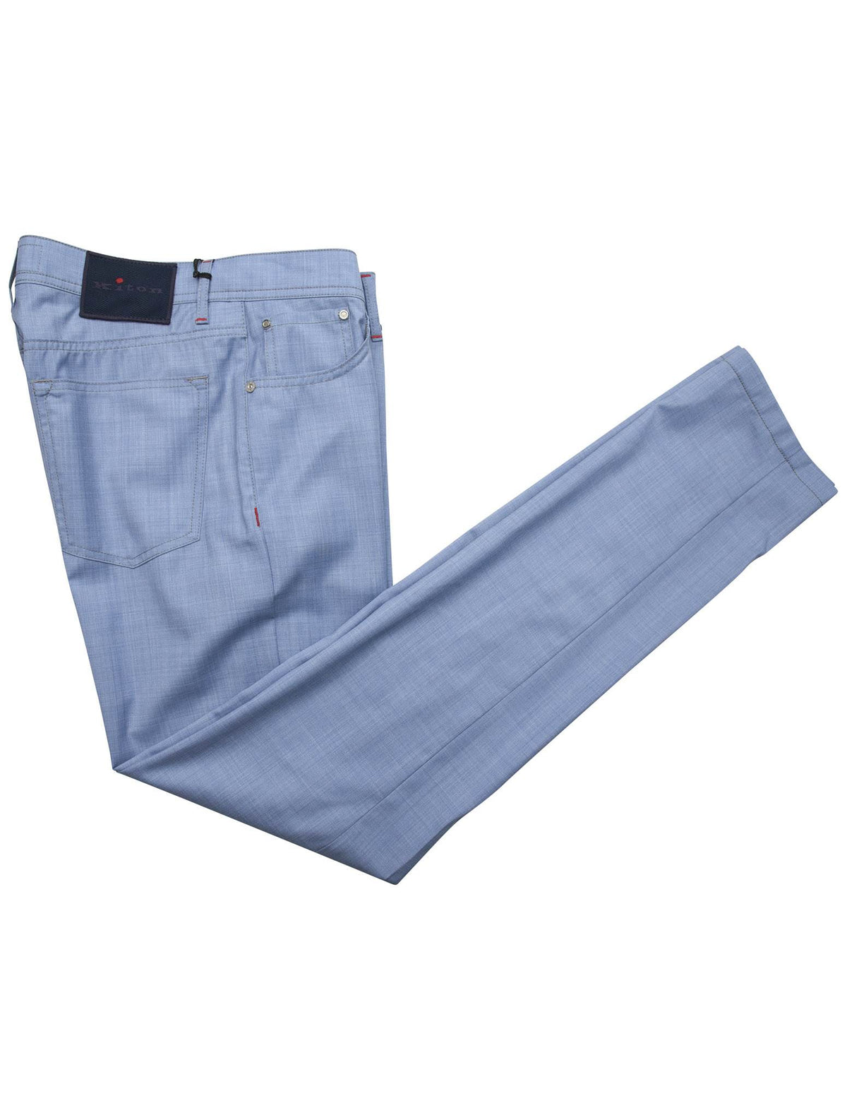 Kiton Kiton Light Blue Virgin Wool Jeans Light Blue 000