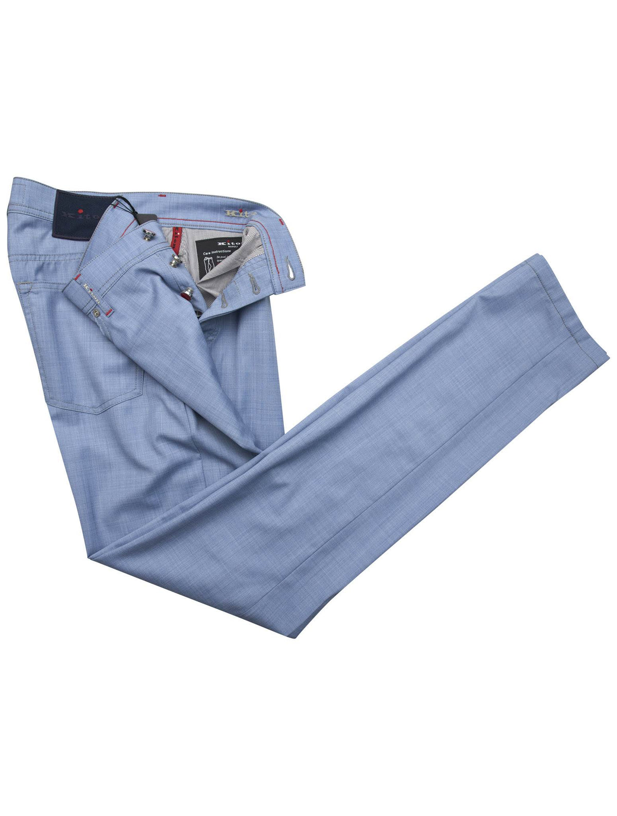 Kiton Kiton Light Blue Virgin Wool Jeans Light Blue 001