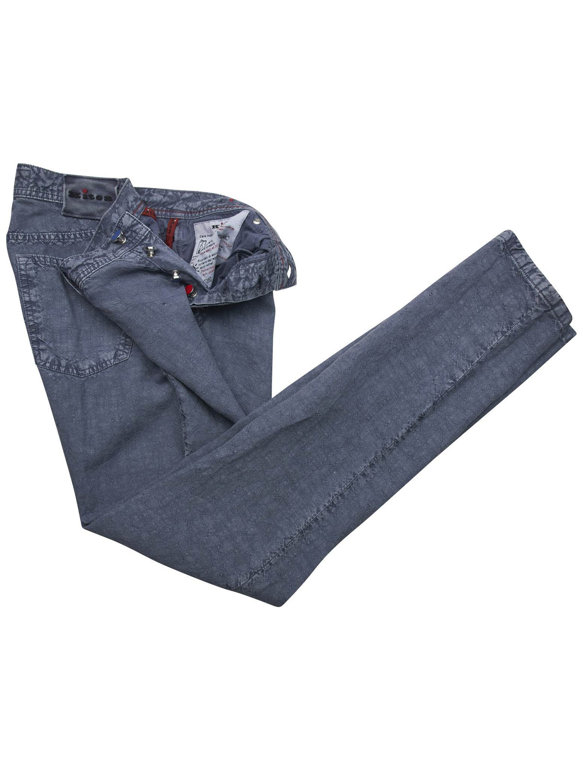 Kiton Kiton Gray Linen Jeans Gray 001