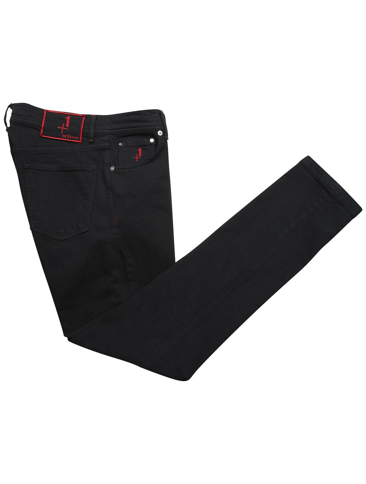 Kiton Kiton Black Cotton Ea Jeans Special Edition Black 000