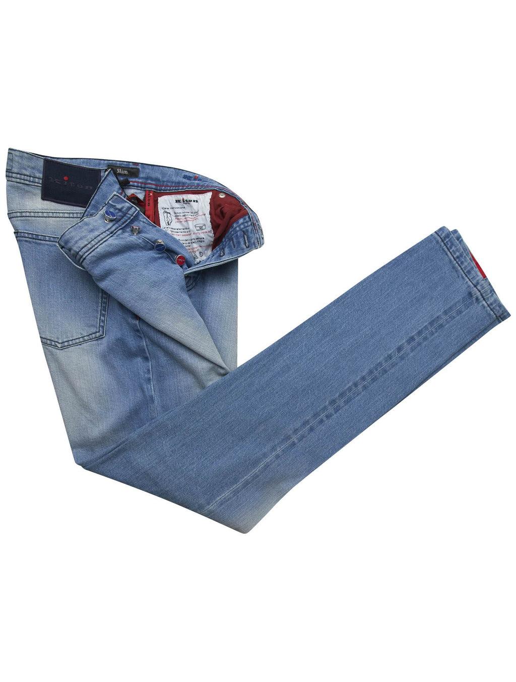 Kiton Kiton Blue Cotton Ea Jeans Blue 001
