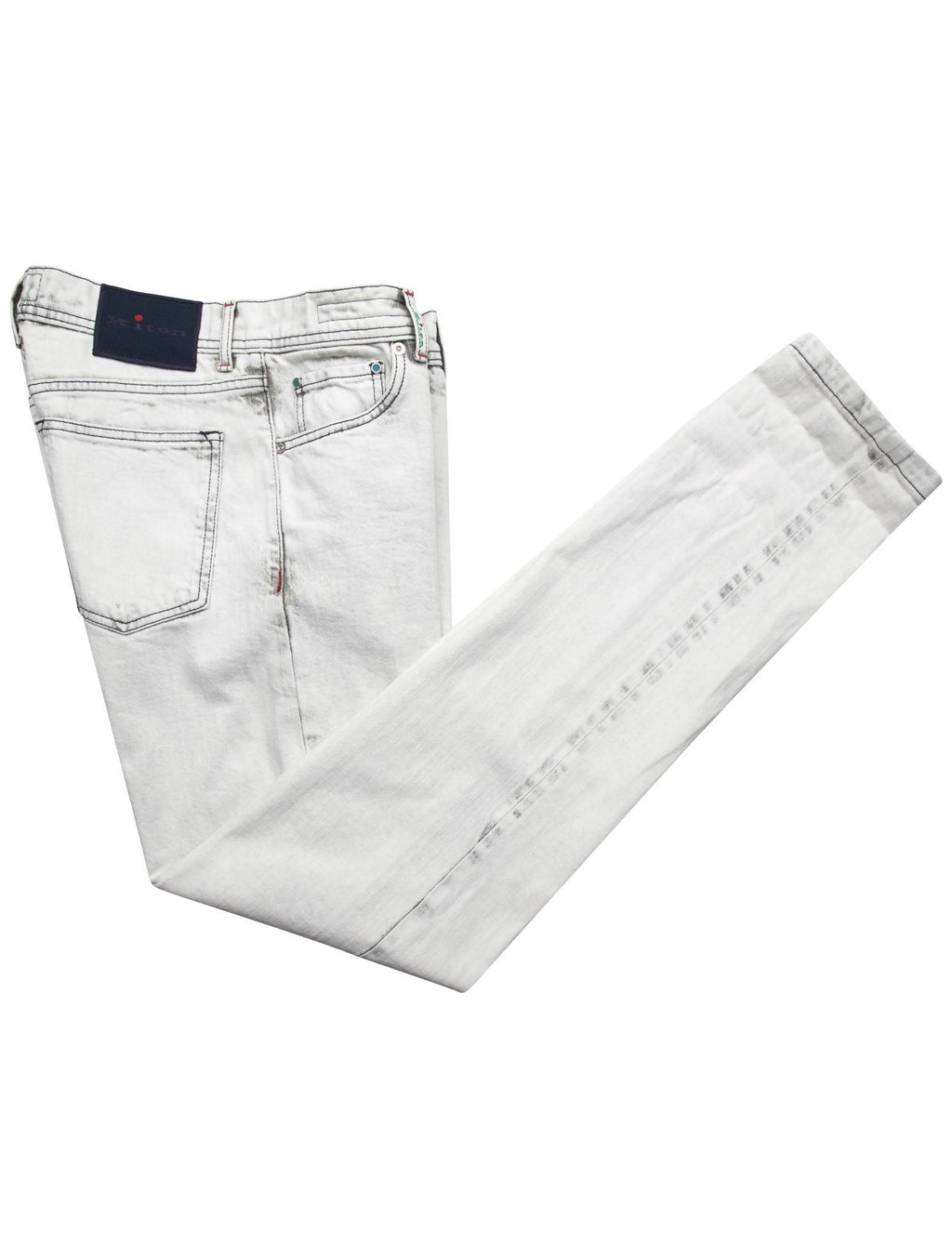 Kiton Kiton Gray Cotton Ea Jeans Gray 000