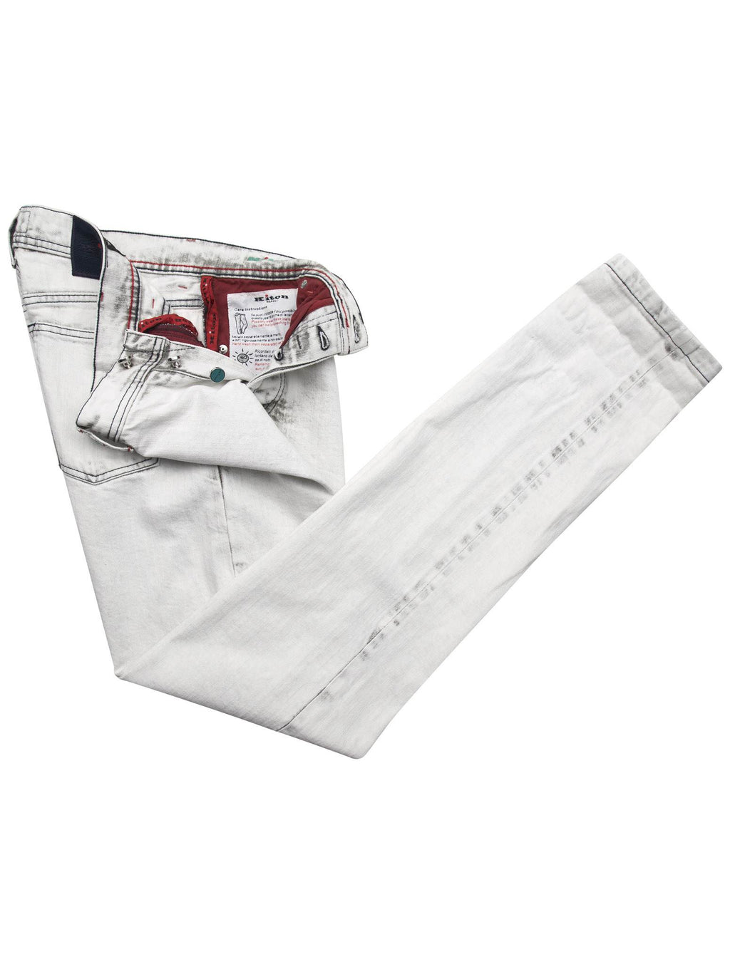 Kiton Kiton Gray Cotton Ea Jeans Gray 001
