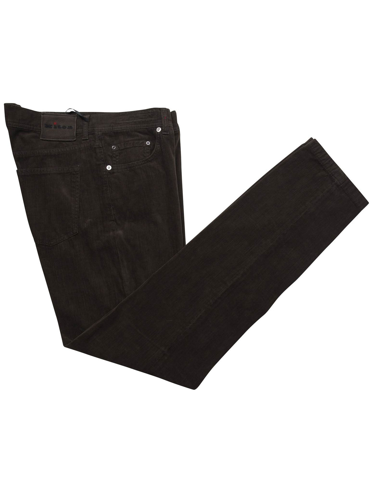 Kiton Brown Cotton Ea Pants