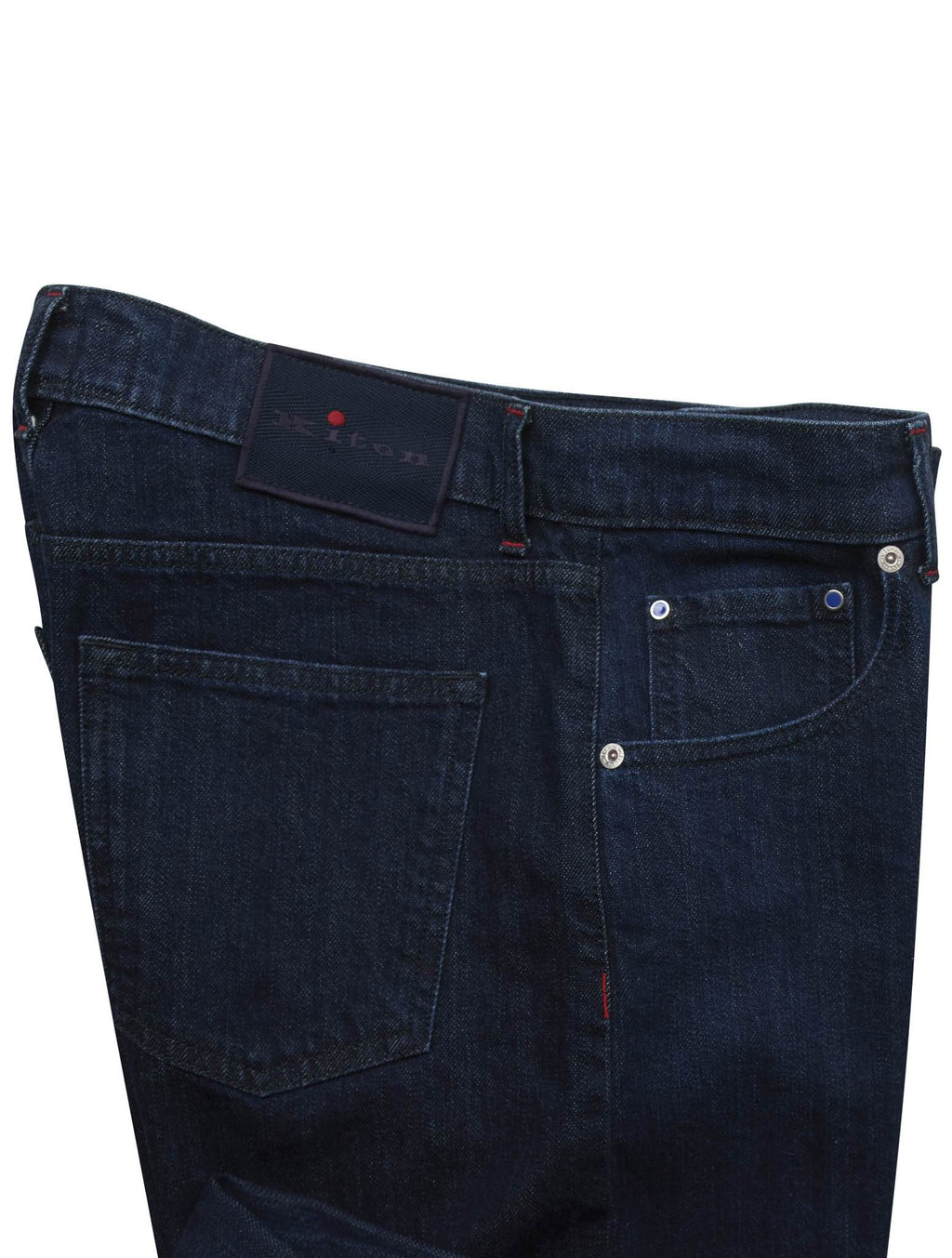 Kiton Blue Cotton Ea Jeans
