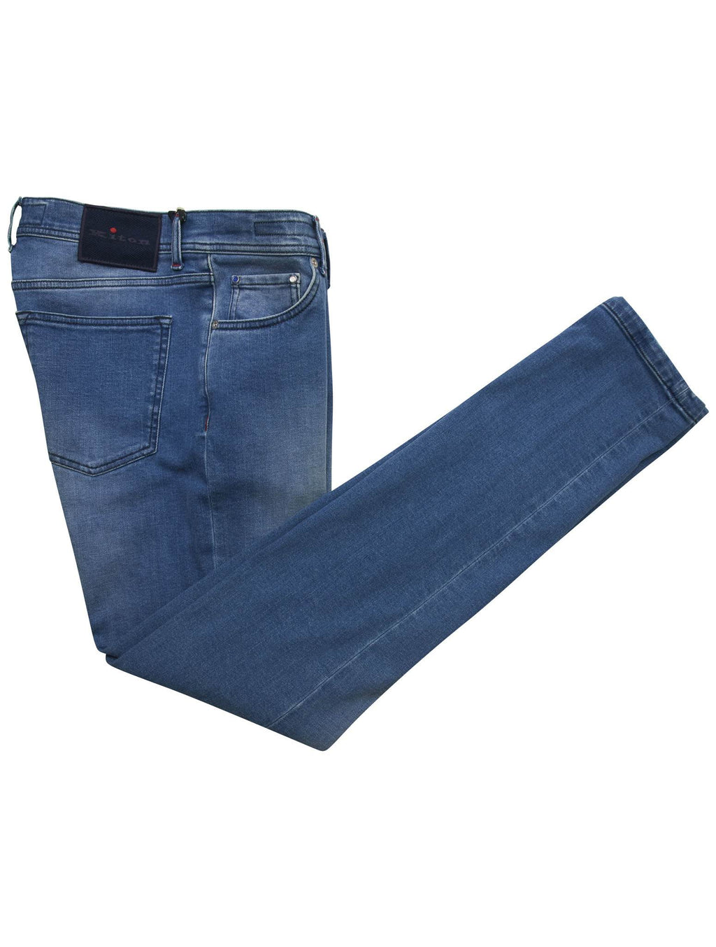 Kiton Blue Cotton Ea Jeans