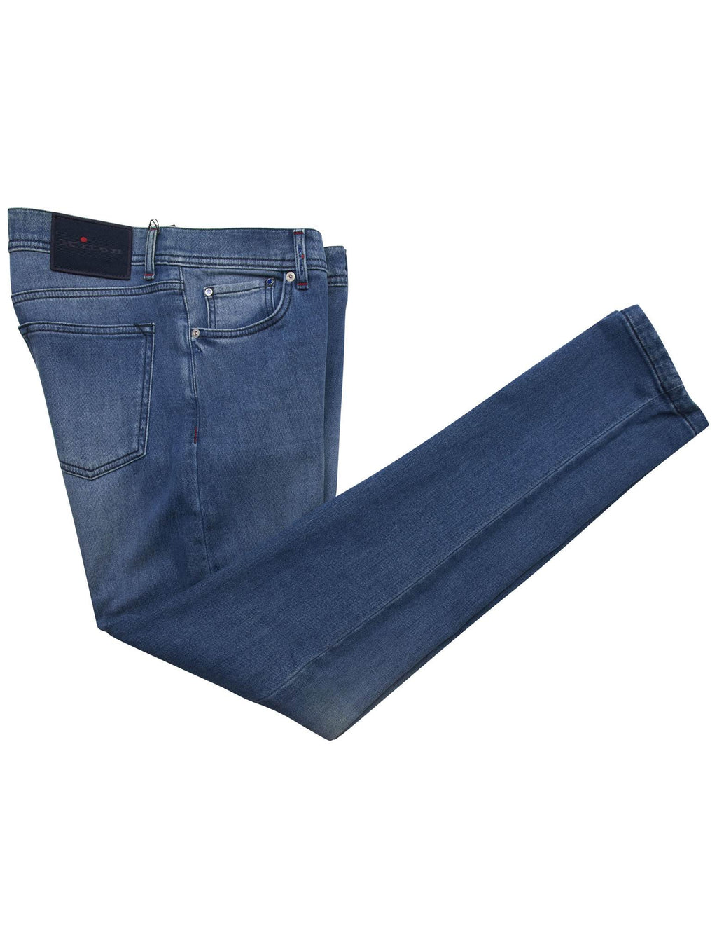 Kiton Blue Cotton Ea Jeans