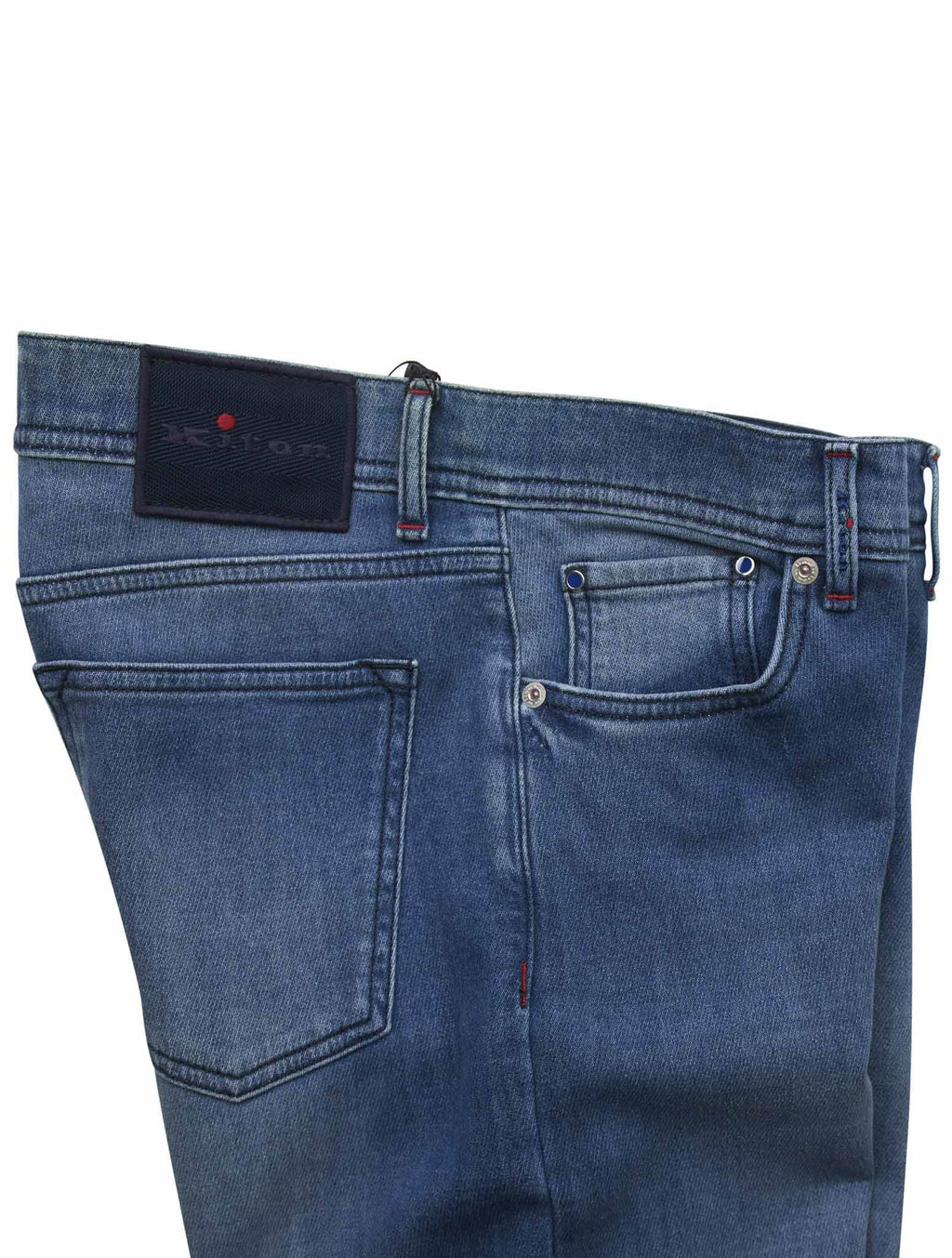 Kiton Blue Cotton Ea Jeans