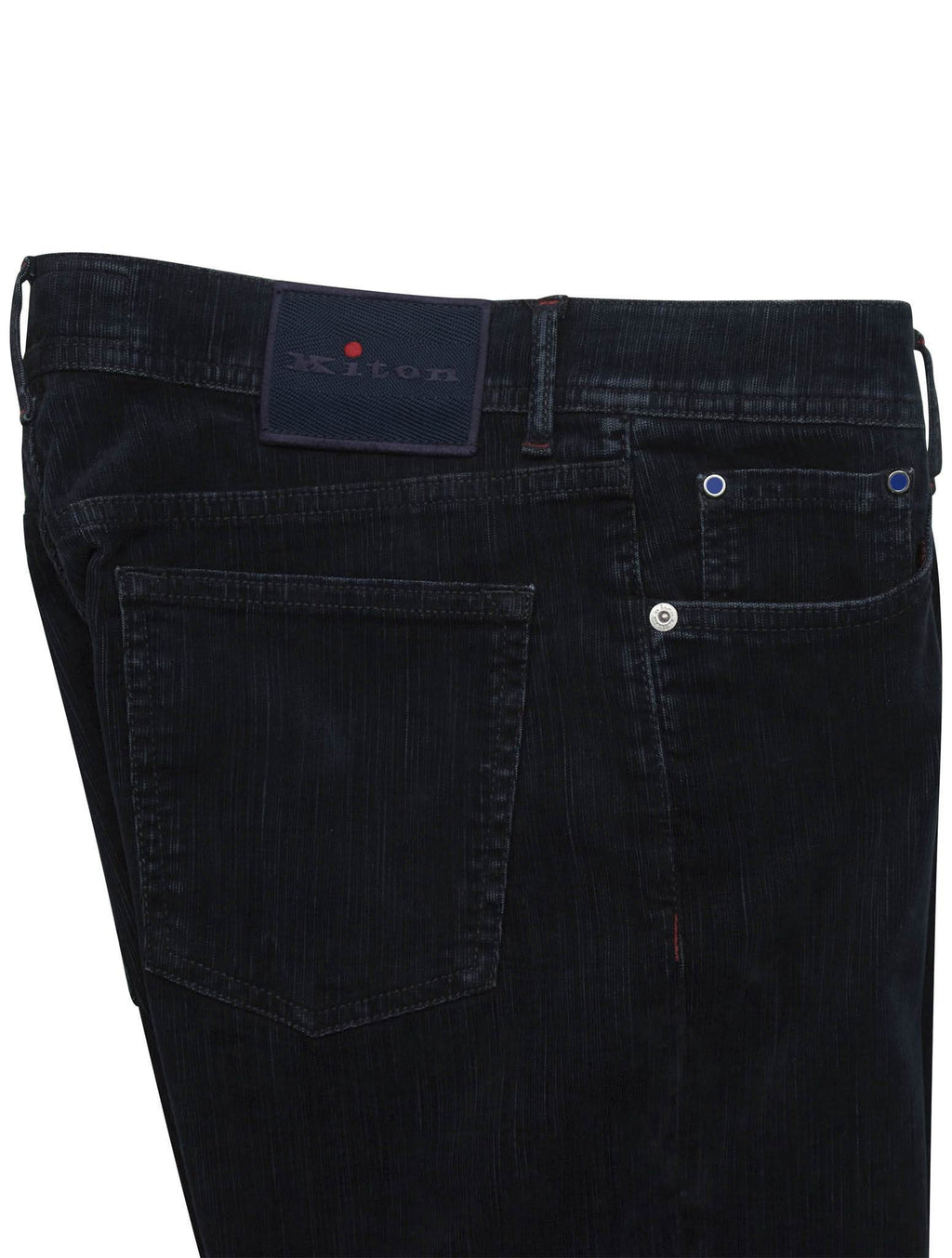 Kiton Blue Cotton Ea Jeans