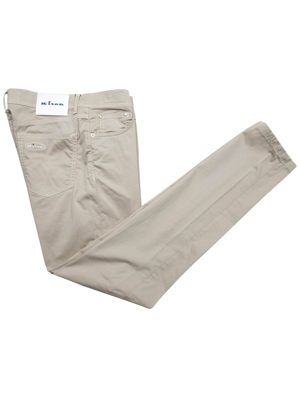 Kiton Beige Cotton Ea Jeans
