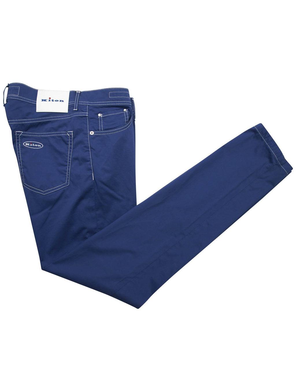 Kiton Blue Cotton Ea Jeans