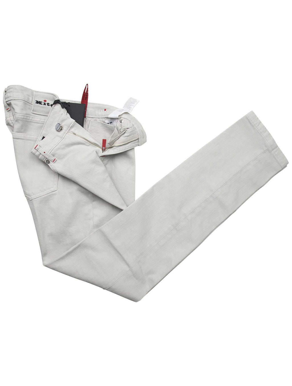 Kiton Kiton Gray Cotton Ea Jeans Gray 001