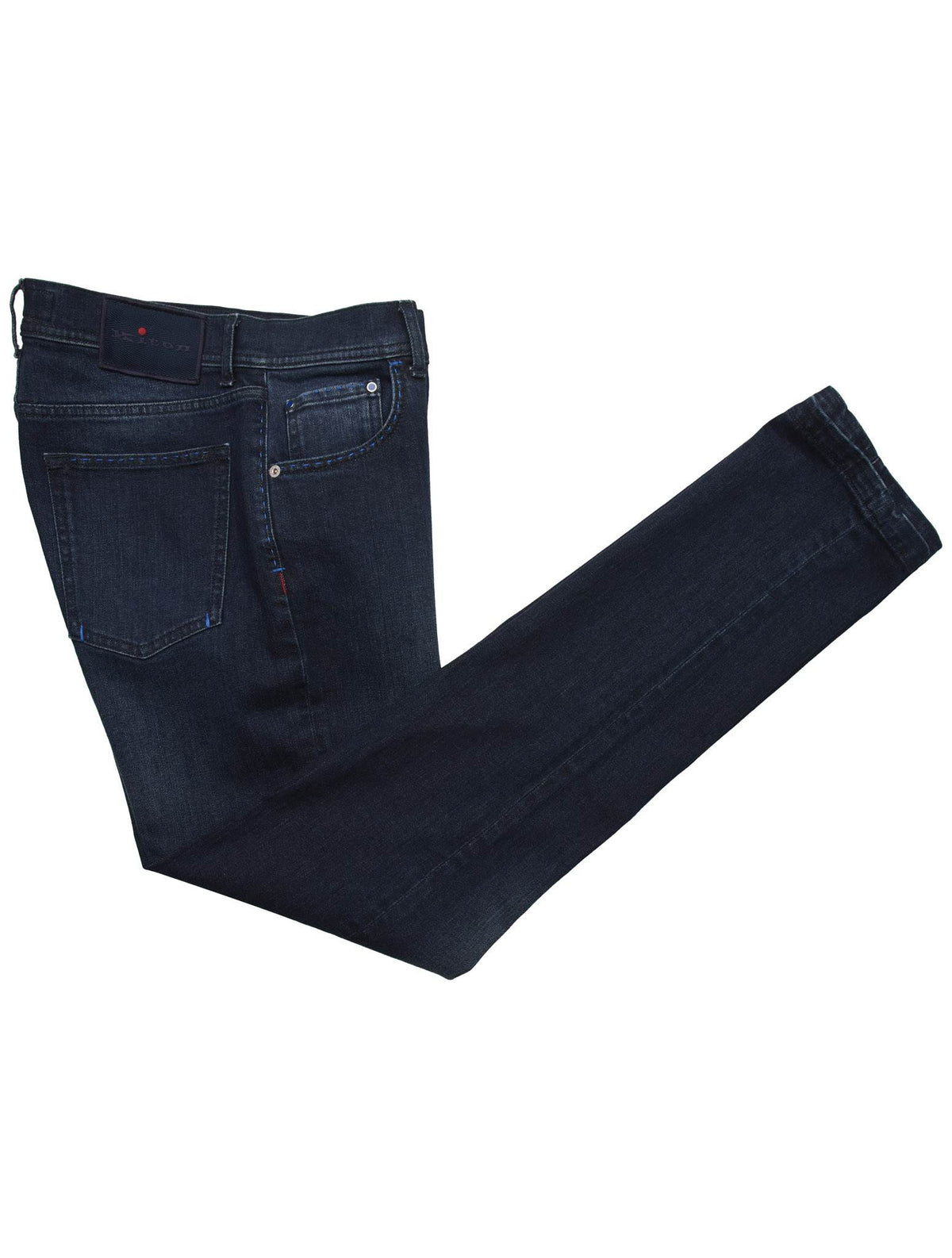 Kiton Blue Cotton Ea Jeans