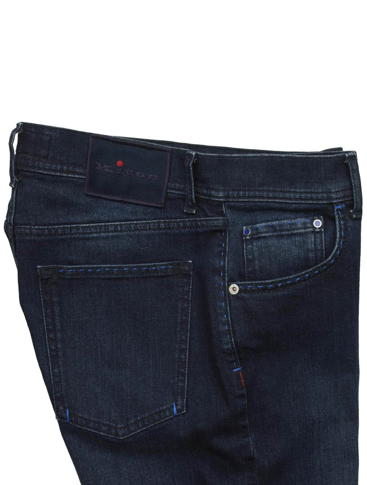 Kiton Blue Cotton Ea Jeans