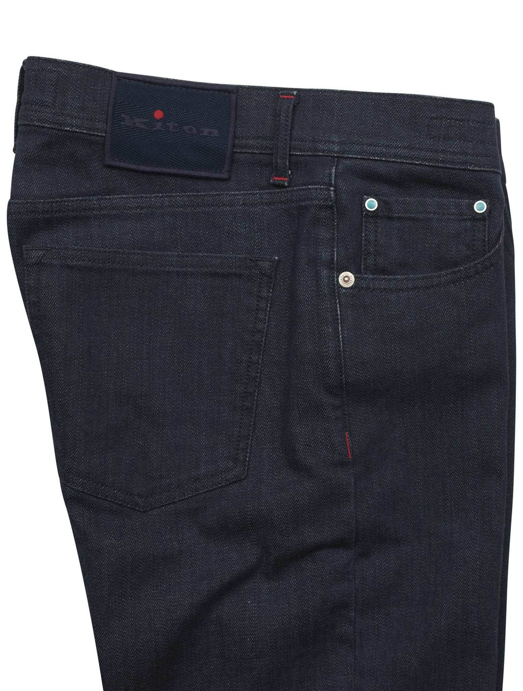 Kiton Blue Cotton Ea Jeans