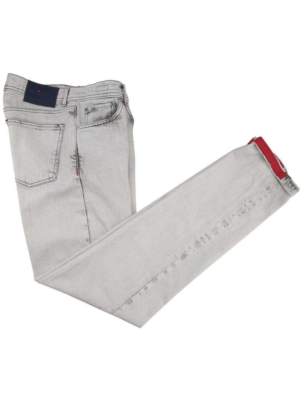 Kiton Kiton Gray Cotton Ea Jeans Gray 000
