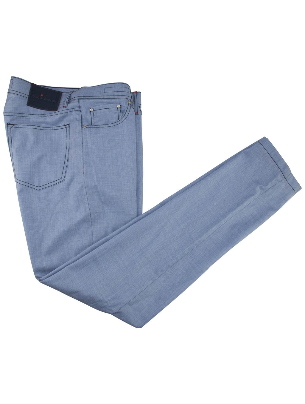 Kiton Kiton Blue Wool Jeans Blue 000