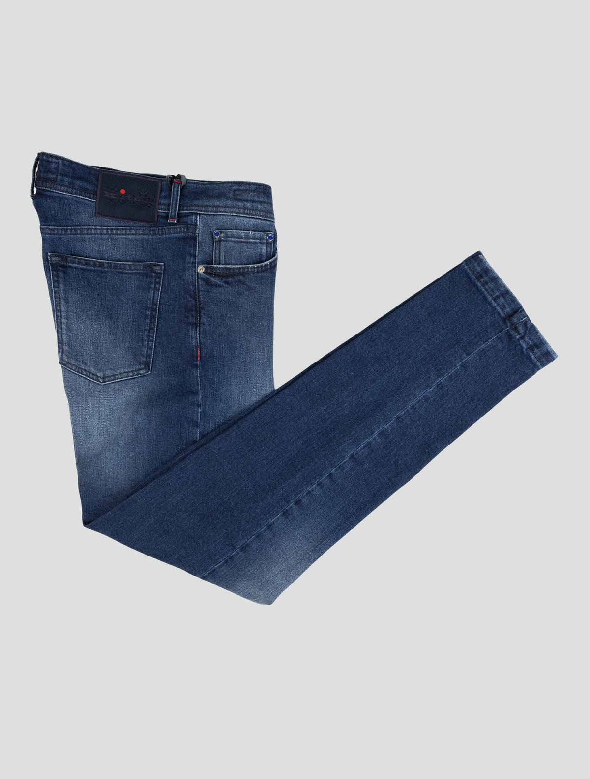 Kiton Blue Cotton Ea Jeans