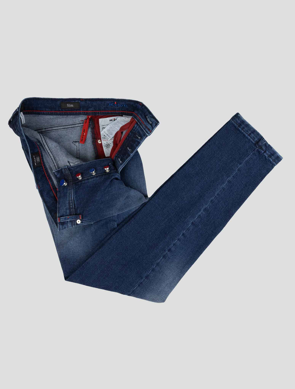 Kiton Kiton Blue Cotton Ea Jeans Blue 001