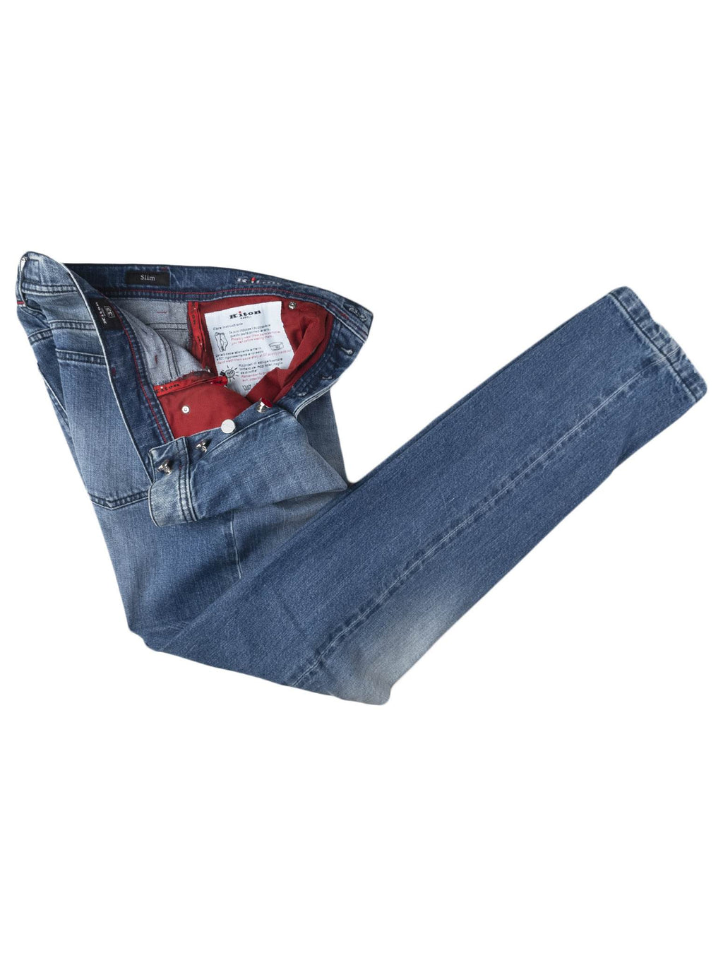 Kiton Kiton Light Blue Cotton Ea Jeans Light Blue 001