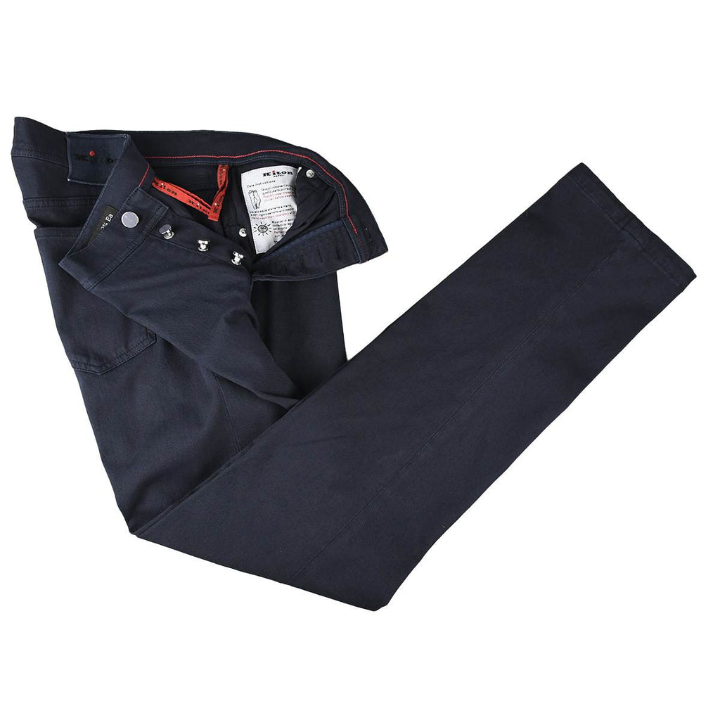Kiton Kiton Blue Cotton Ea Jeans Blue 001