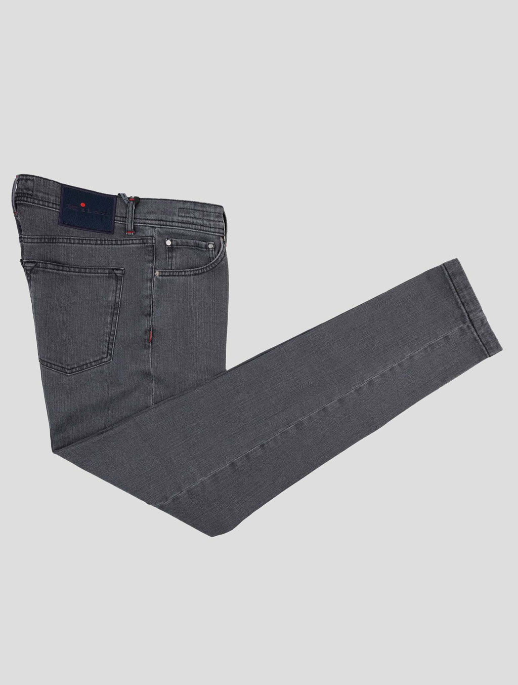 Kiton Kiton Gray Cotton Ea Jeans Gray 000