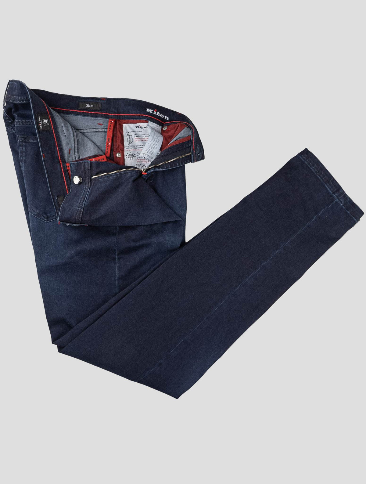 Kiton Kiton Blue Cotton Ea Jeans Blue 001