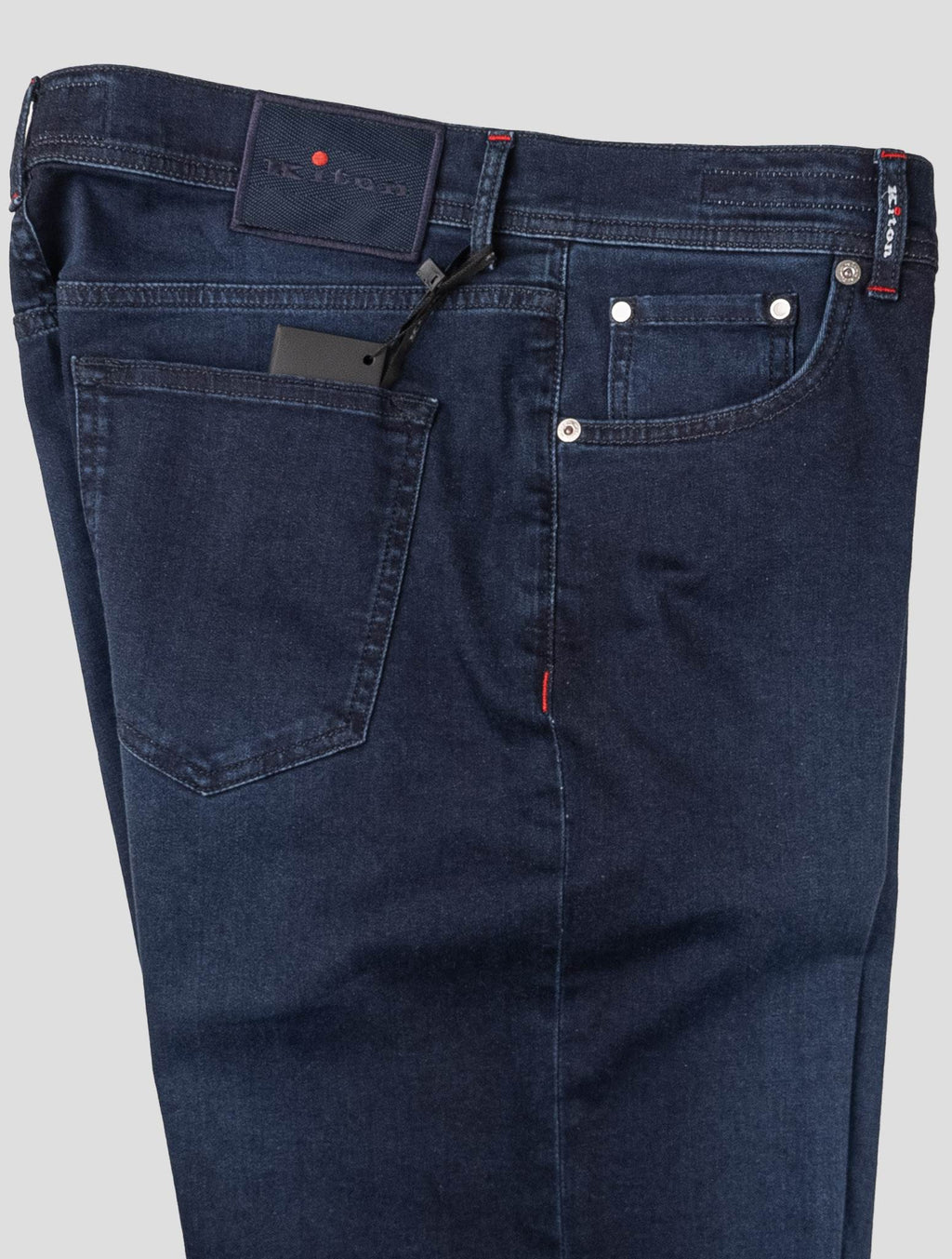 Kiton Blue Cotton Ea Jeans