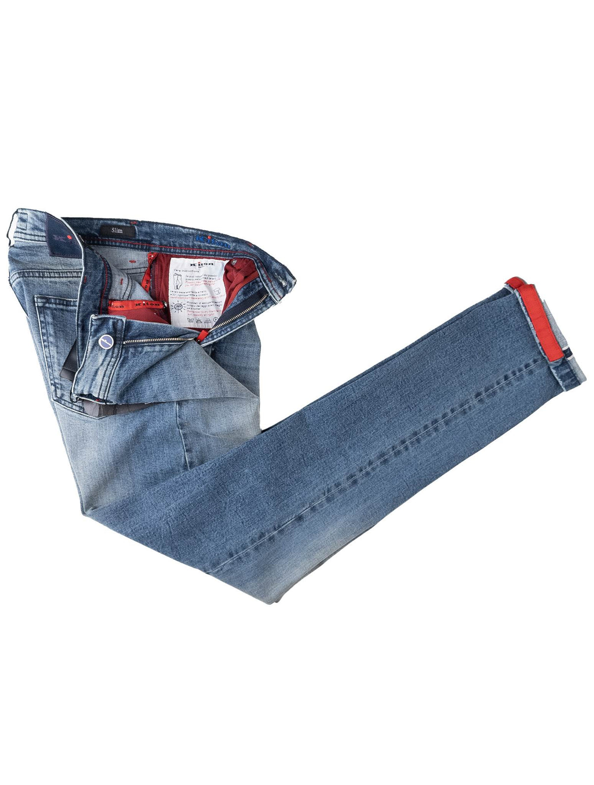 Kiton Kiton Light Blue Cotton Ea Jeans Light Blue 001