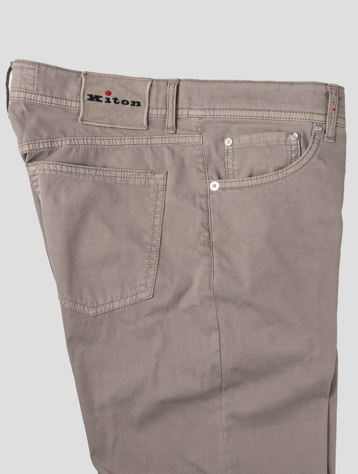 Kiton Beige Cotton Ea Jeans