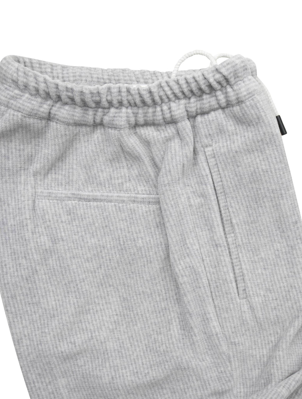Kiton KNT Gray Cotton Pl Velvet Pants