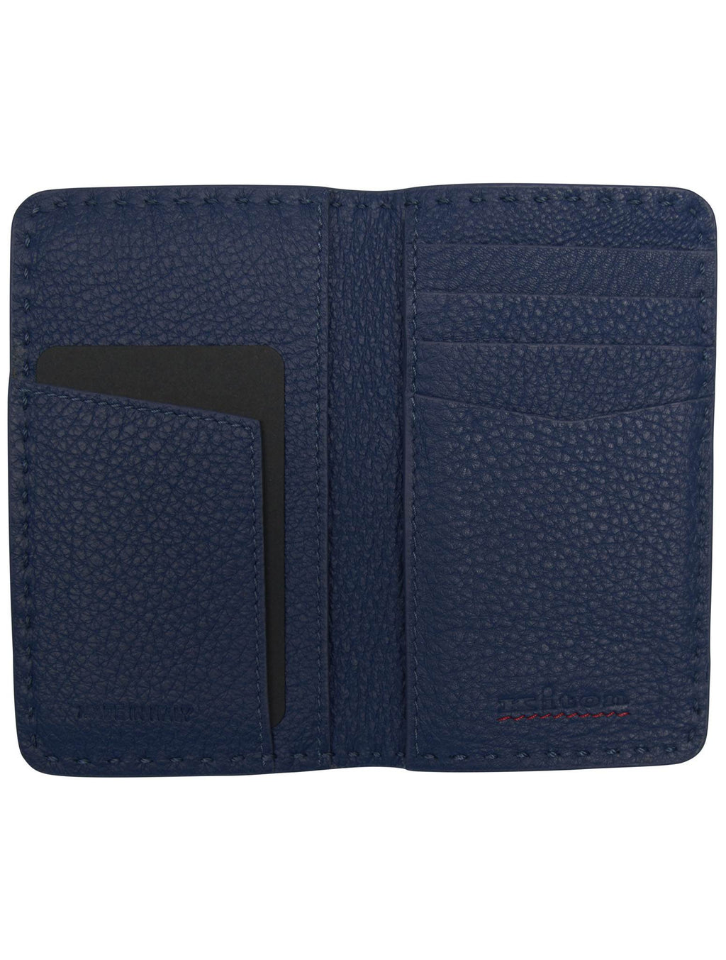 Kiton Blue Leather Wallet