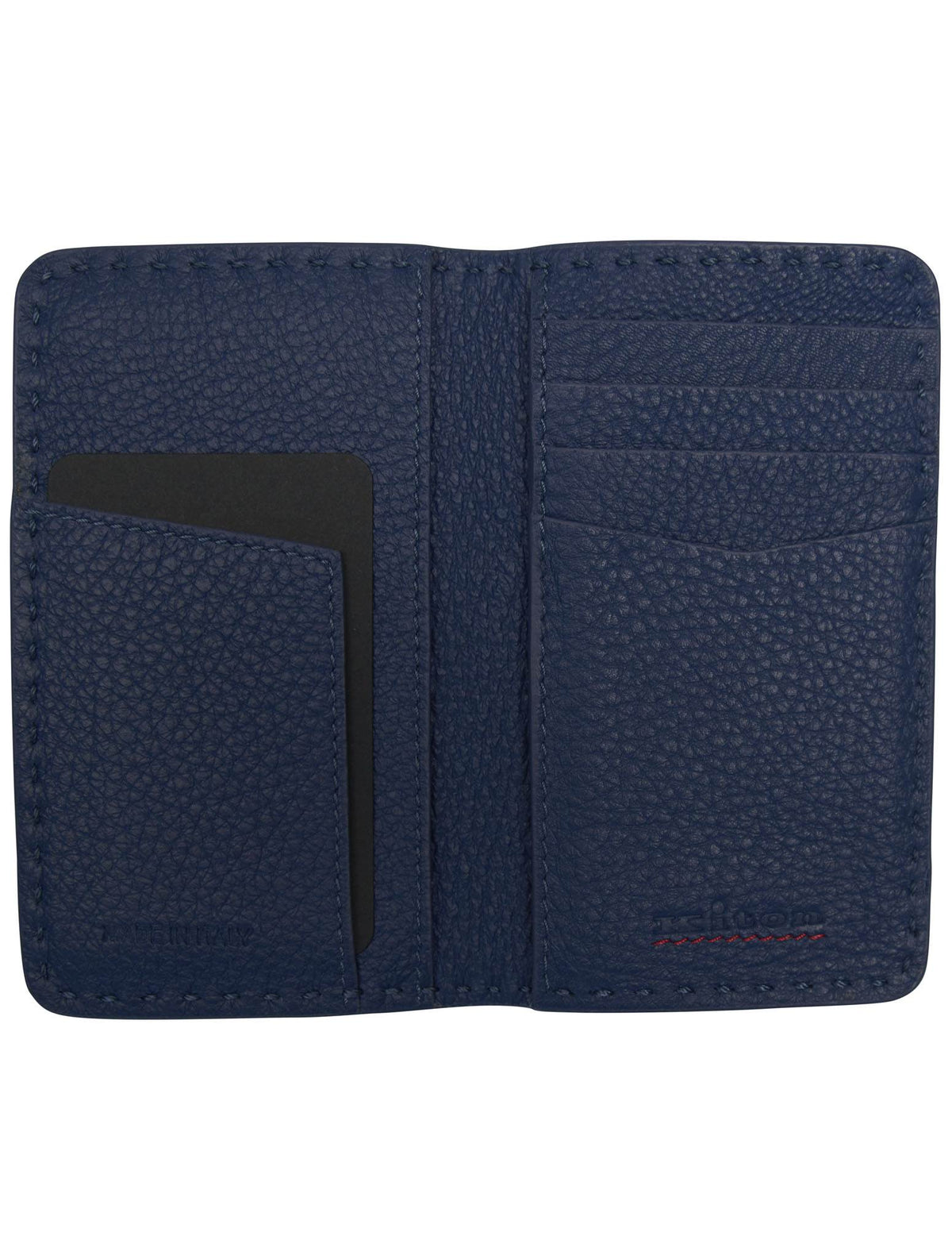 Kiton Blue Leather Wallet