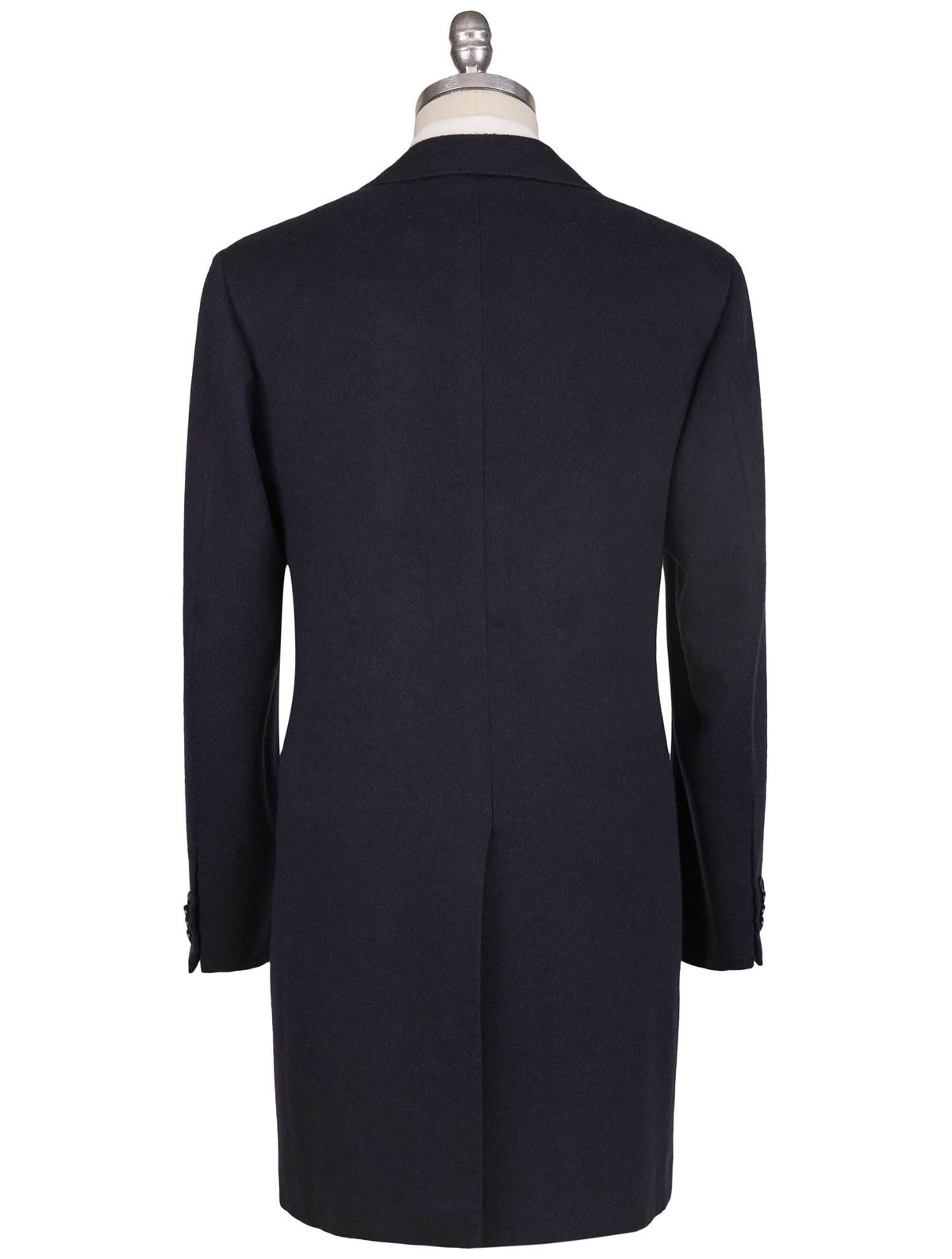 Kiton Blue Cashmere Overcoat
