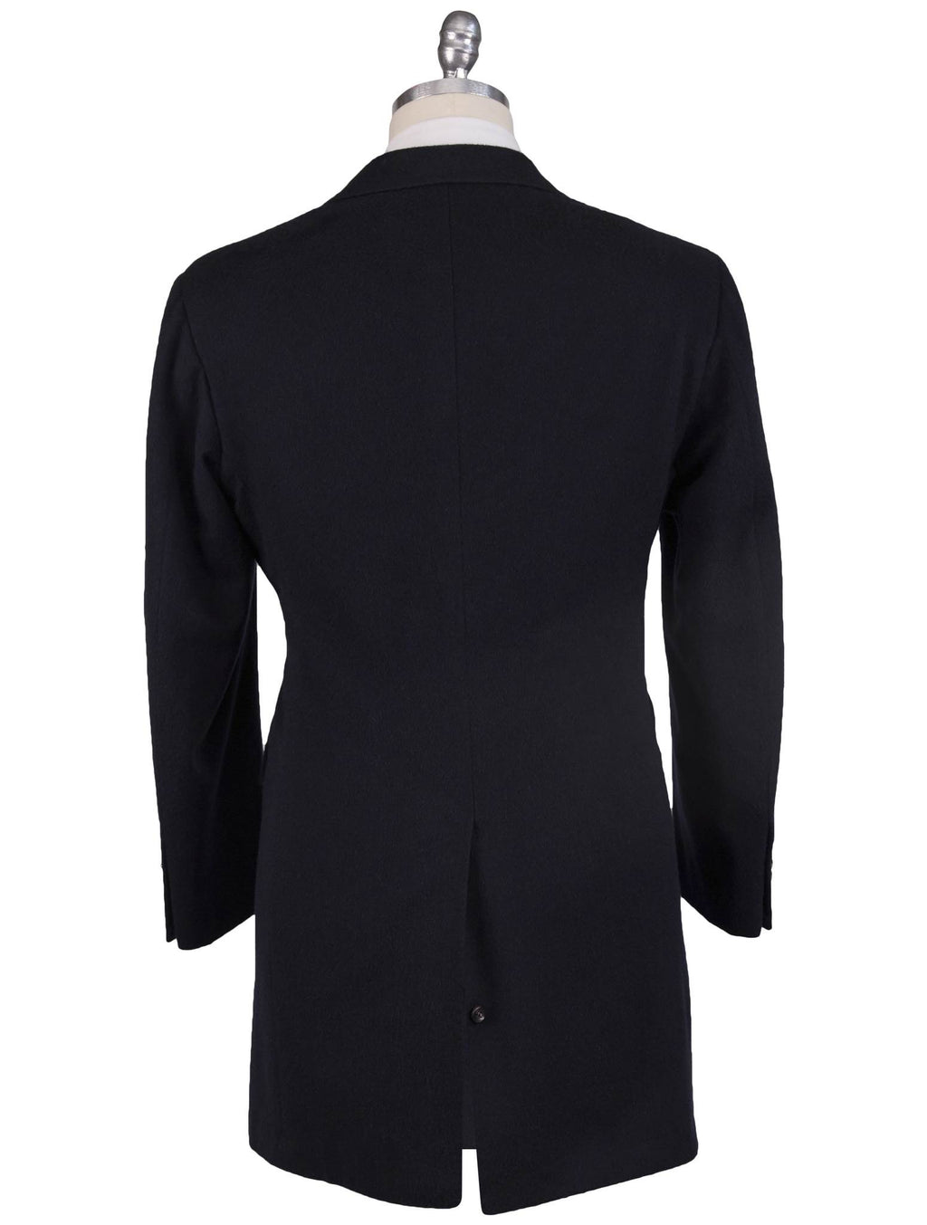 Kiton Blue Cashmere Overcoat