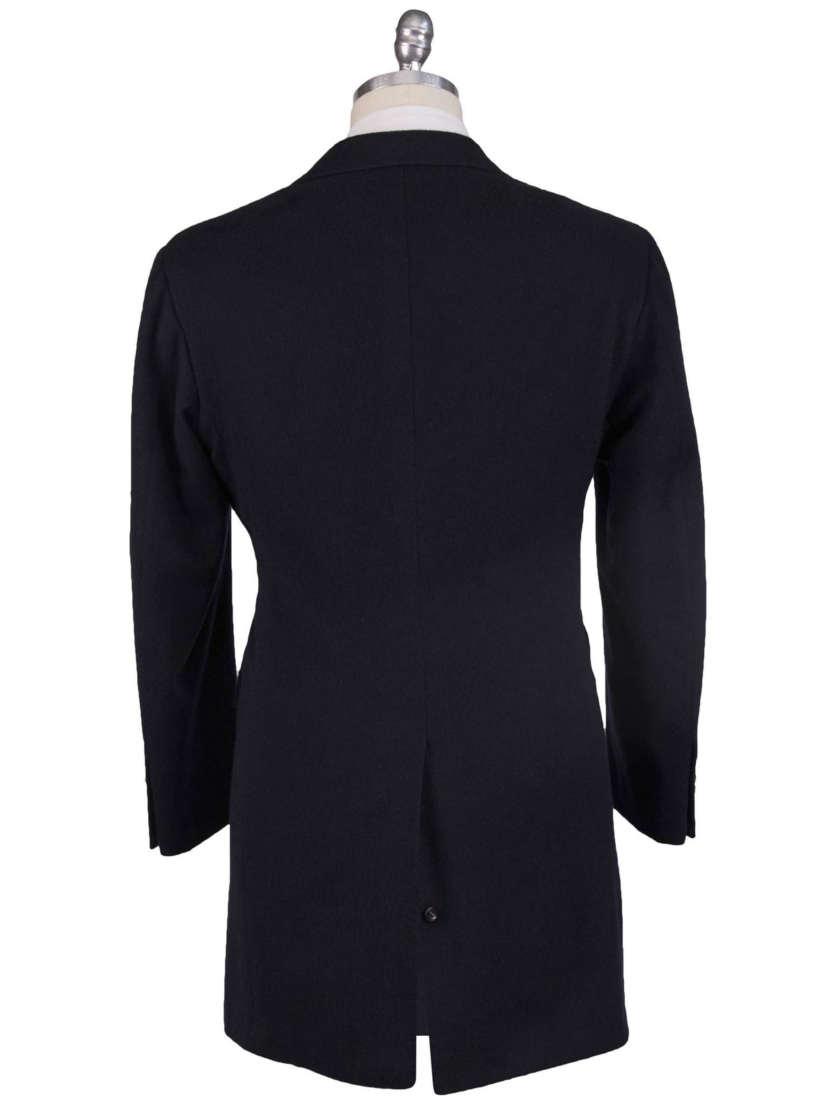 Kiton Blue Cashmere Overcoat