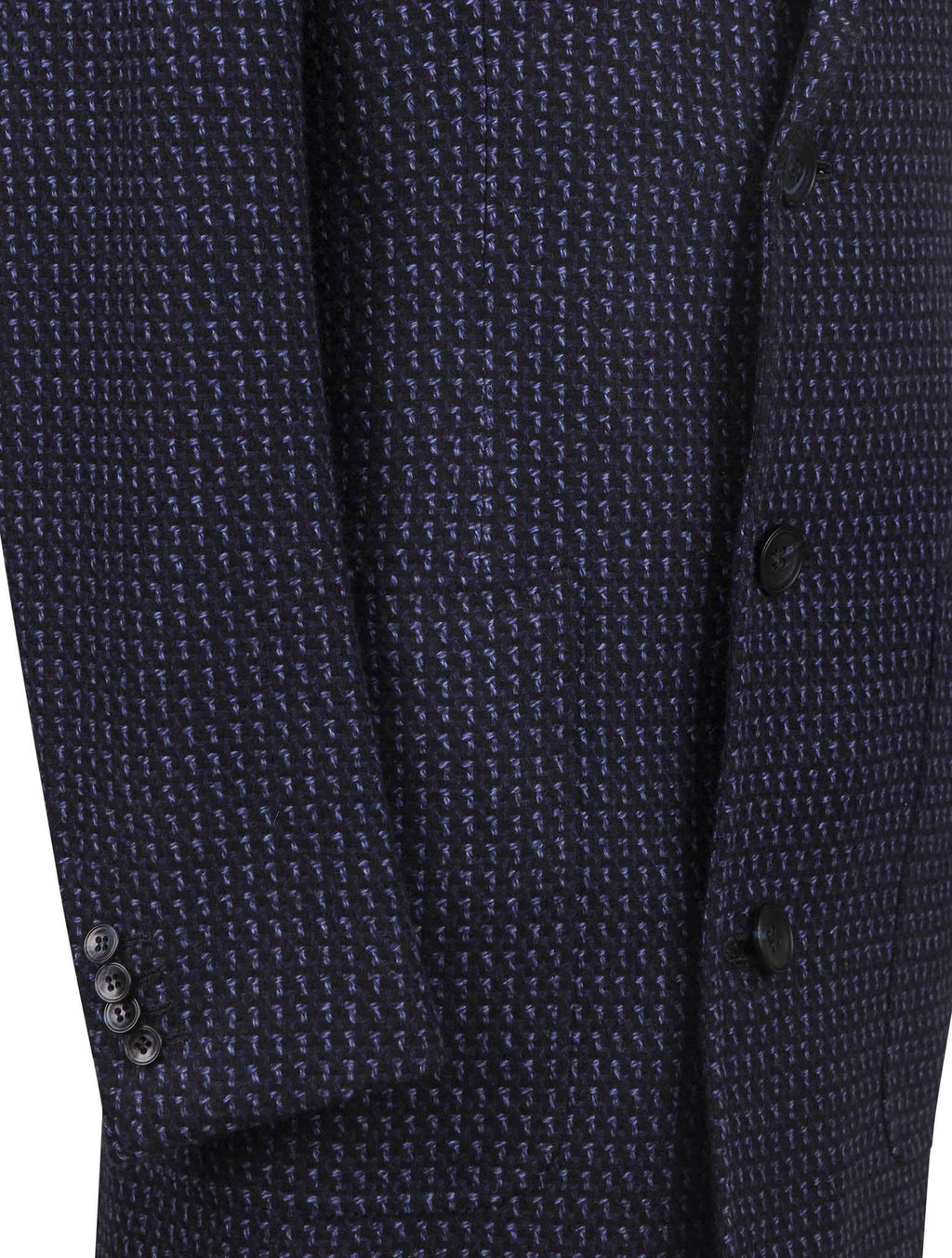 Kiton Blue Cashmere Overcoat