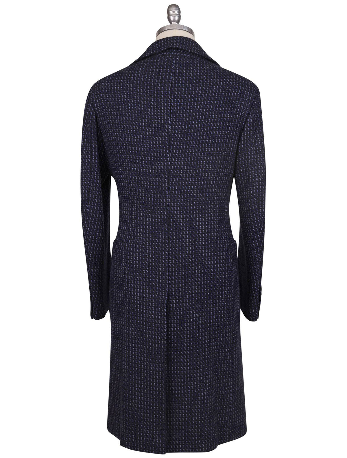 Kiton Blue Cashmere Overcoat
