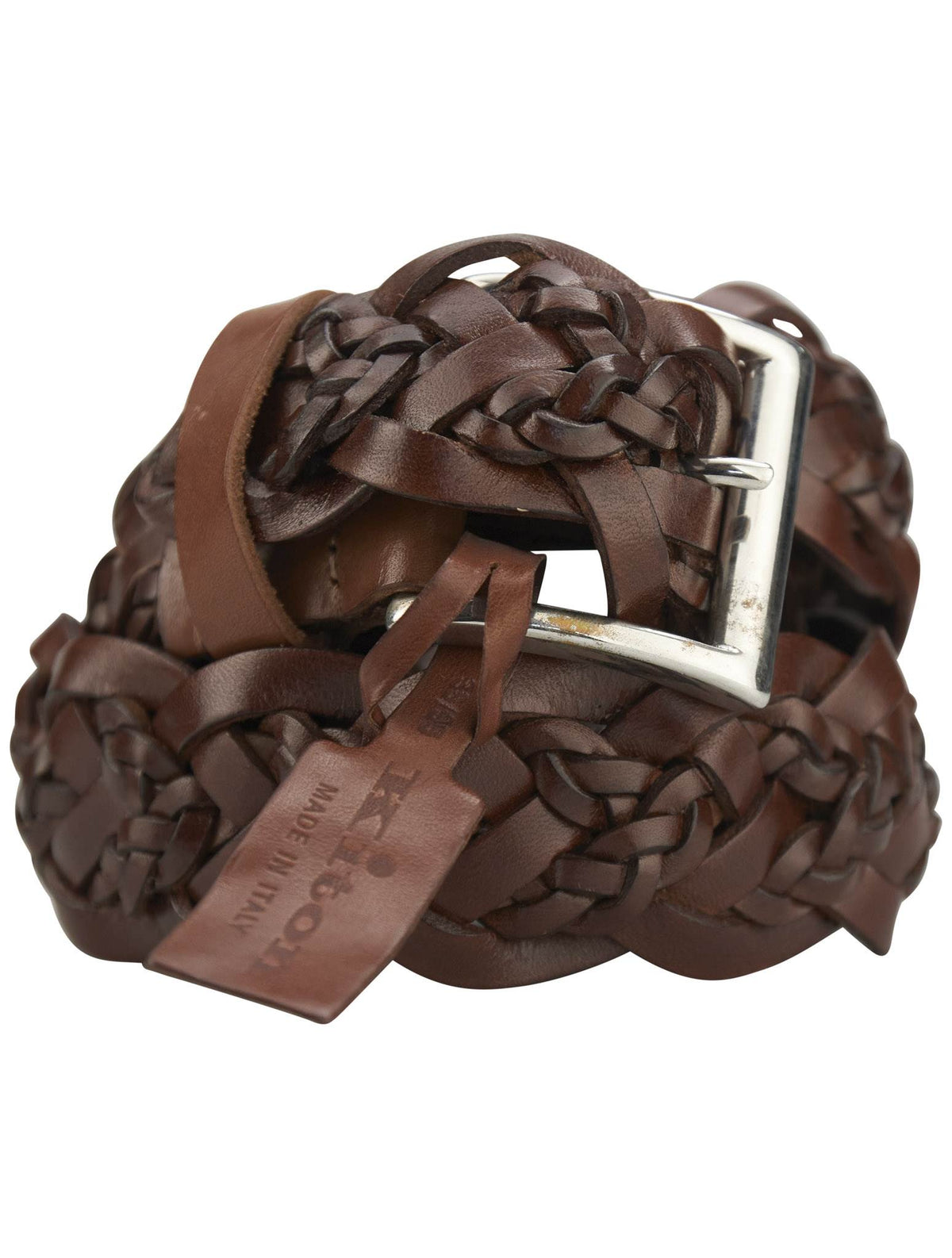 Kiton Brown Leather Belt
