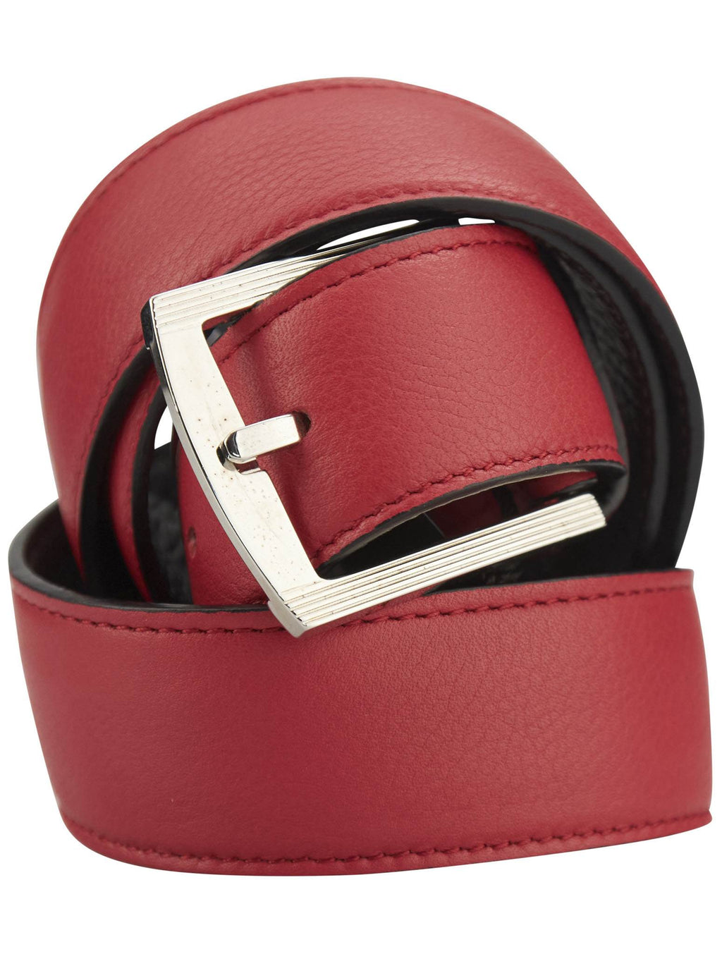 Kiton Red Leather Belt