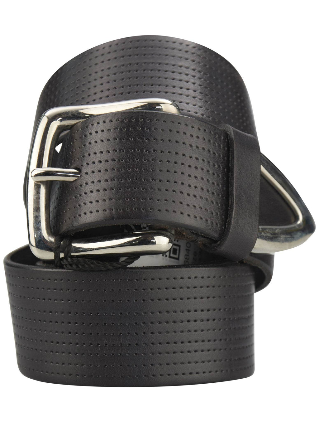 Kiton Black Leather Belt