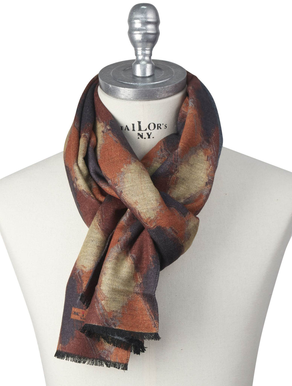 Kiton Kiton Multicolor Silk Scarf Multicolor 000