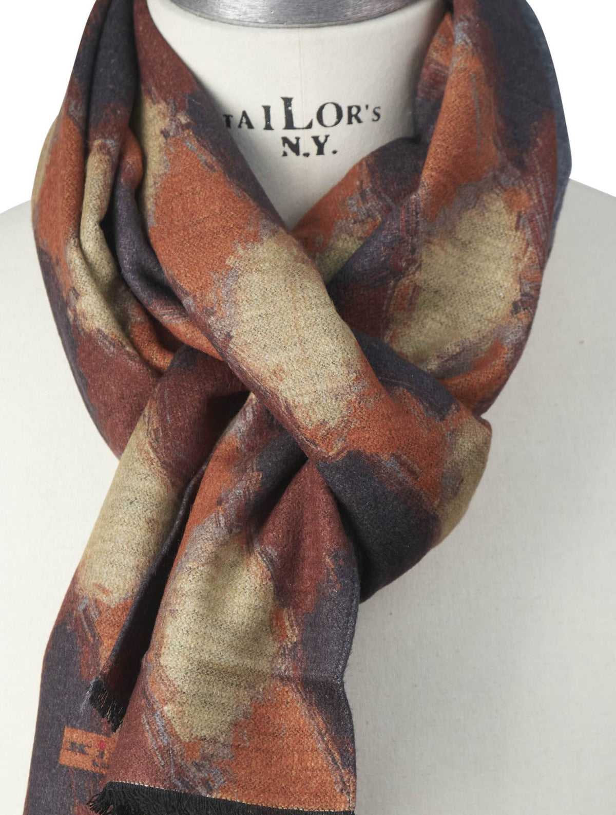 Kiton Kiton Multicolor Silk Scarf Multicolor 001