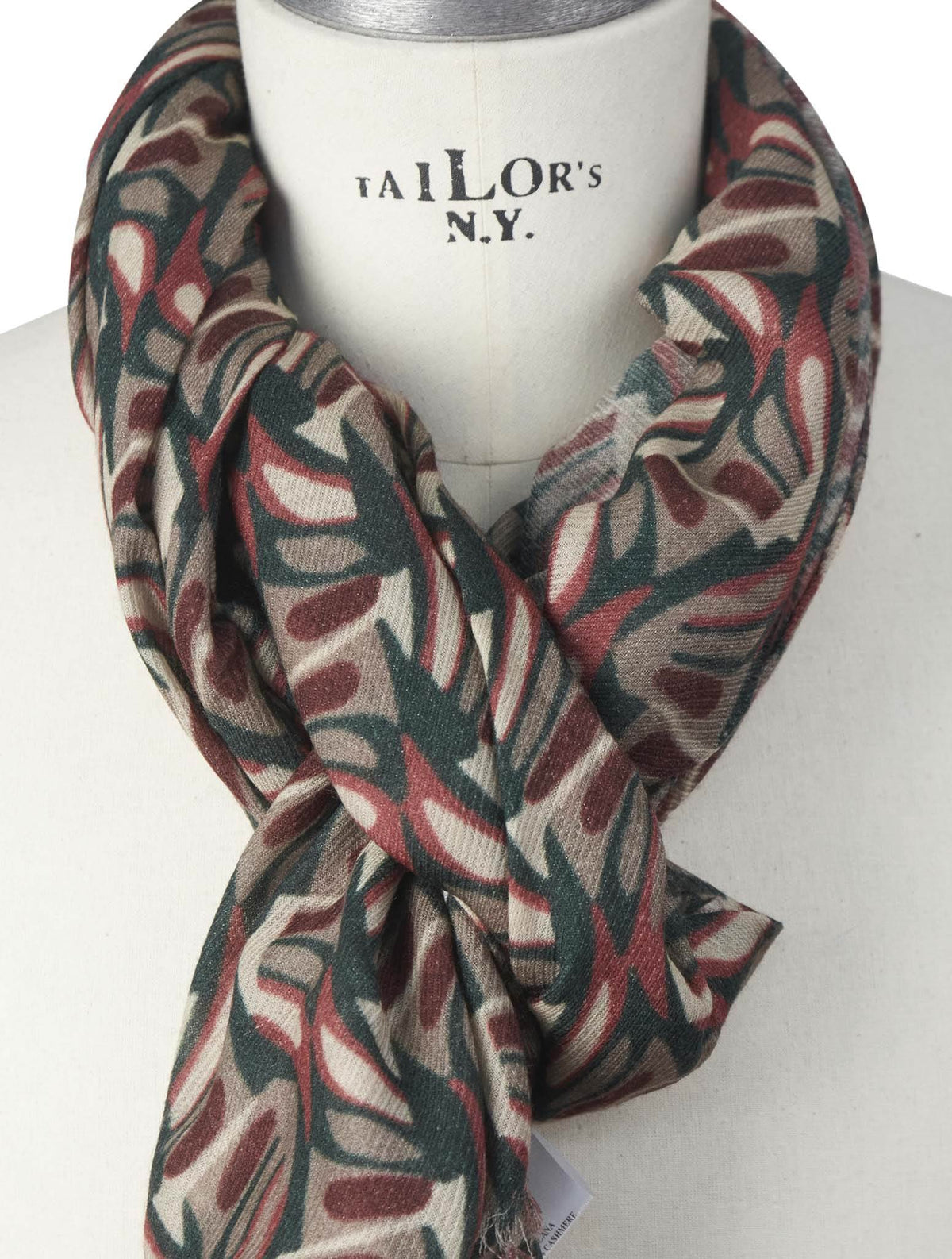 Kiton Kiton Multicolor Wool Cashmere Scarf Multicolor 001