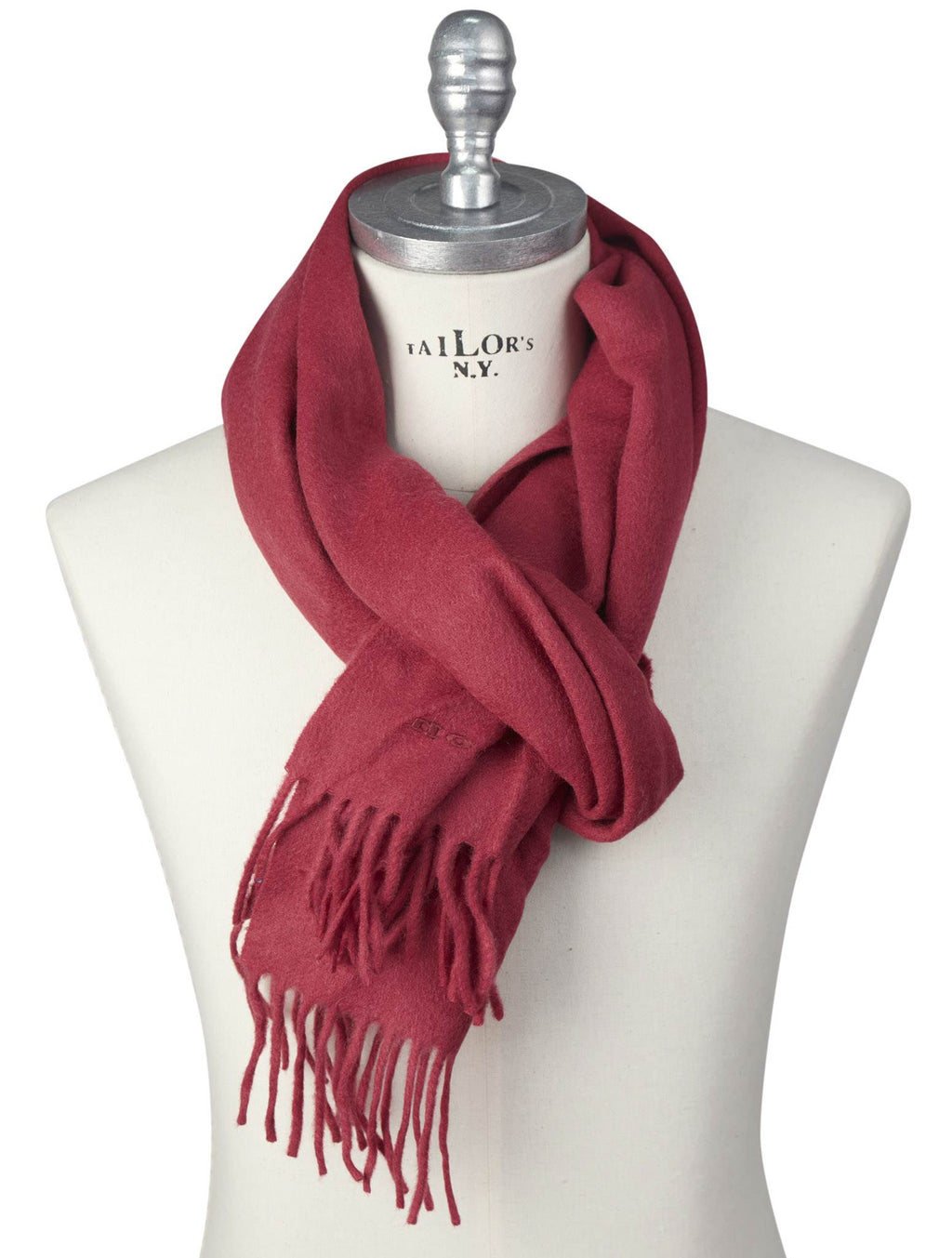 Kiton Kiton Red Cashmere Scarf Red 000