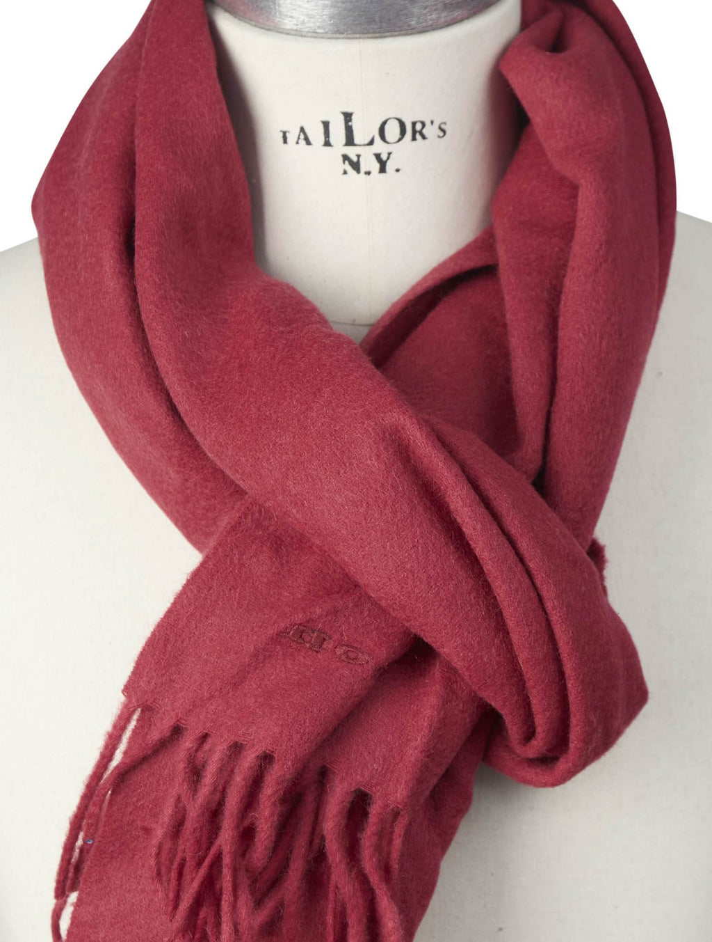 Kiton Kiton Red Cashmere Scarf Red 001